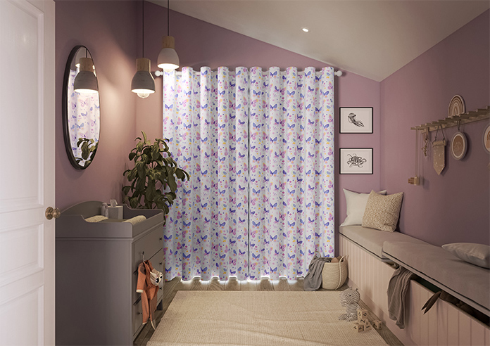 Butterfly Garden, Enchanting Purples - Made to Measure Curtains - Image 15